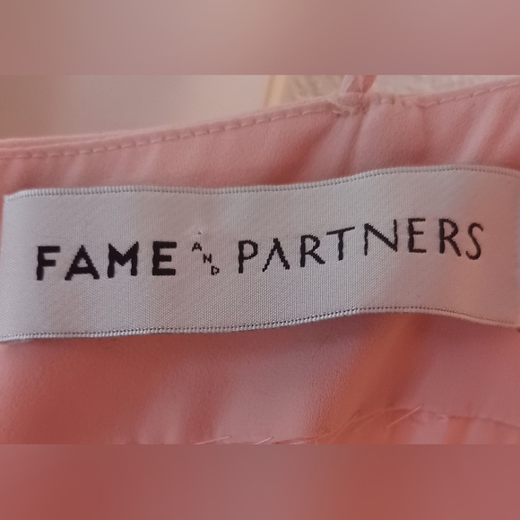 Fame & Partners x Free People 12 Megan Side Cutout Maxi Dress Gown Blush Pink - Picture 8 of 16